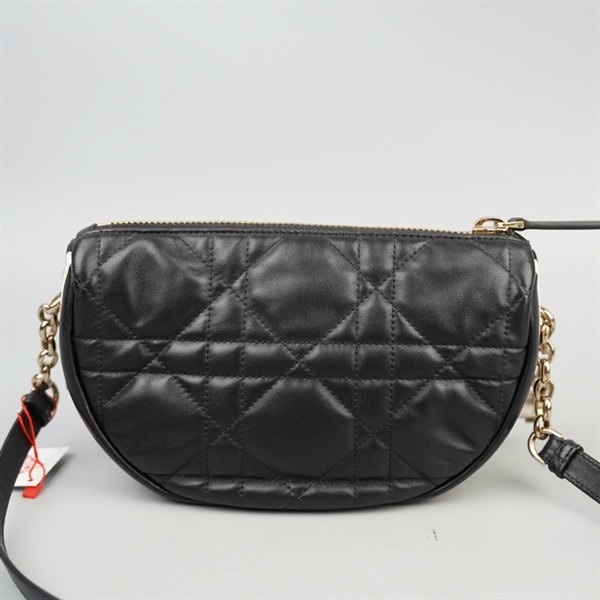 Túi Dior đen quai trắng sz21 (BQ) KG+