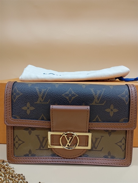 Túi LV Dolphine Hoa Nâu Vàng+