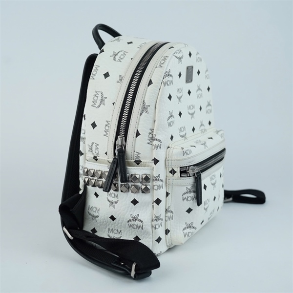 Balo MCM trắng KG+