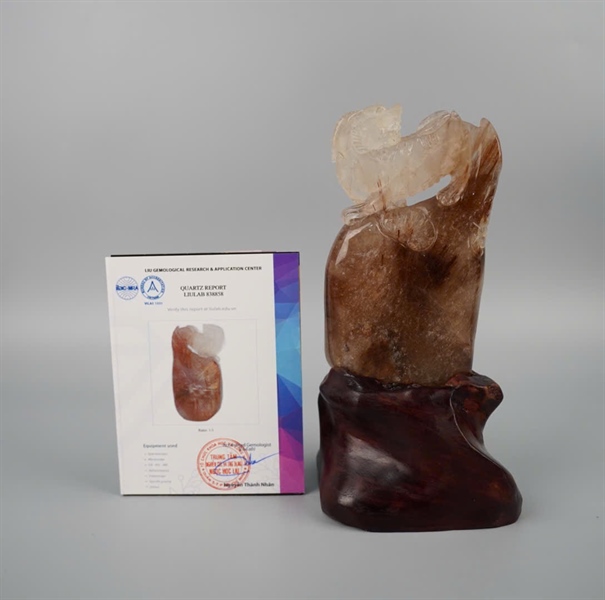 Tác phẩm cụ tỳ hưu tóc nâu (838858) KG+