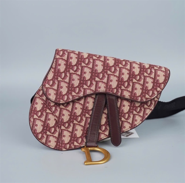 Túi Dior Horsebit đỏ sz18 (BMC) KG+