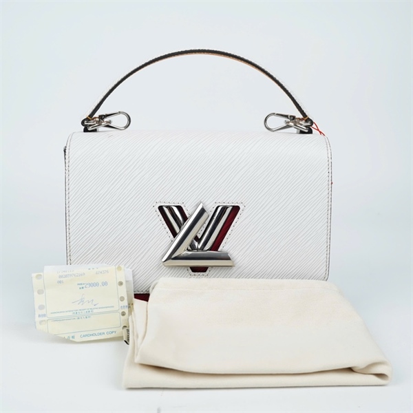 Túi LV Twist đỏ nắp trắng (AR4149) sz23 (BMC) KG+