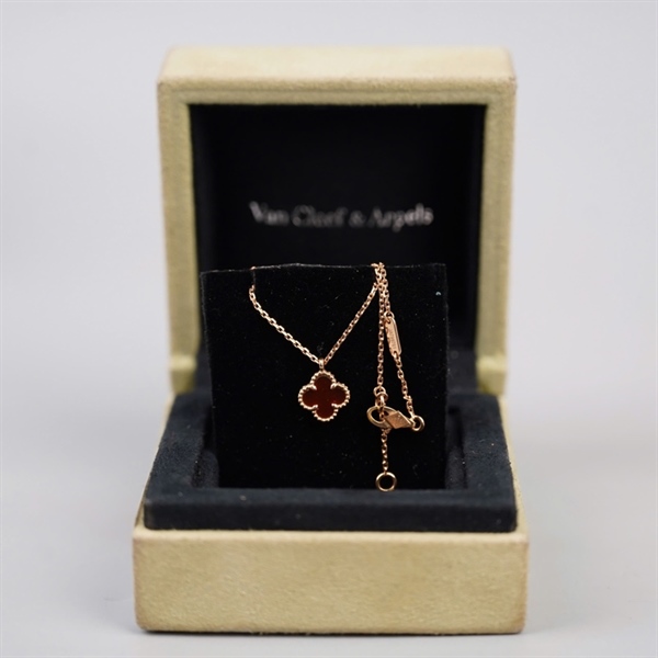 Dây chuyền Van Cleef hoa đỏ (LT) KG+