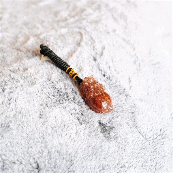 Long quy thạch anh tóc đỏ (s18) +