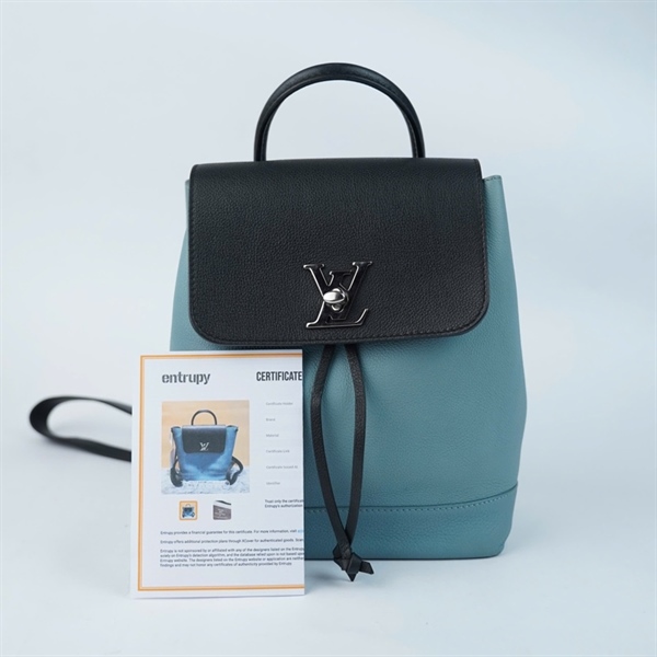 Balo LV xanh nắp đen (DU4136) sz21 (A-T) KG+