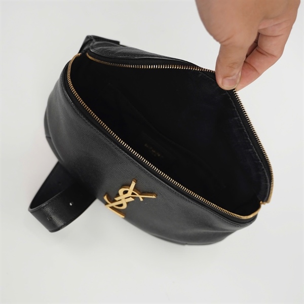 Túi YSL bao tử đen (37.0119) sz20 KG+