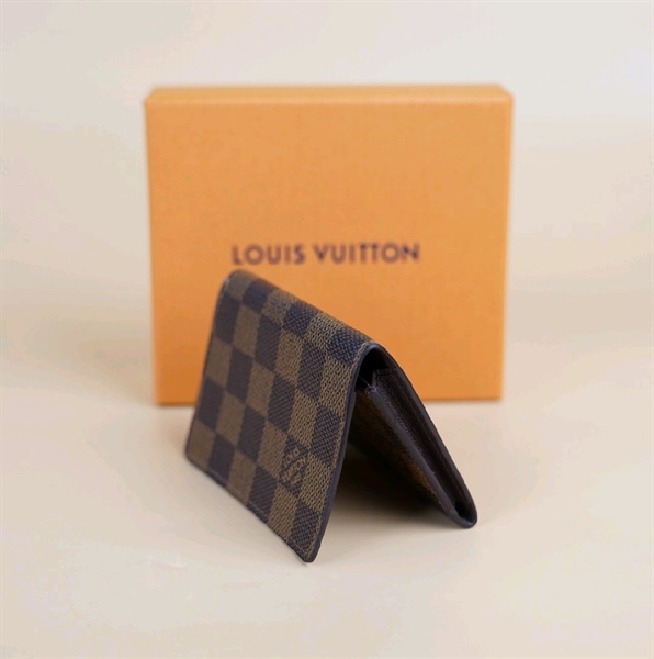 Ví card LV ô vuông nâu +