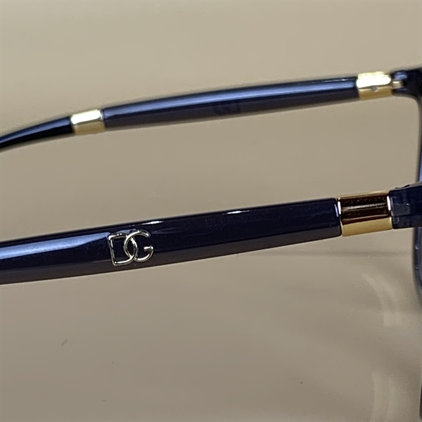 Kính D&G gọng đen vàng KG+