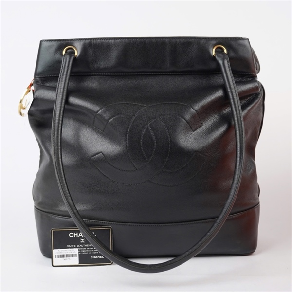 Túi Chanel Tote đen (1959861) sz30 (PN) KG+