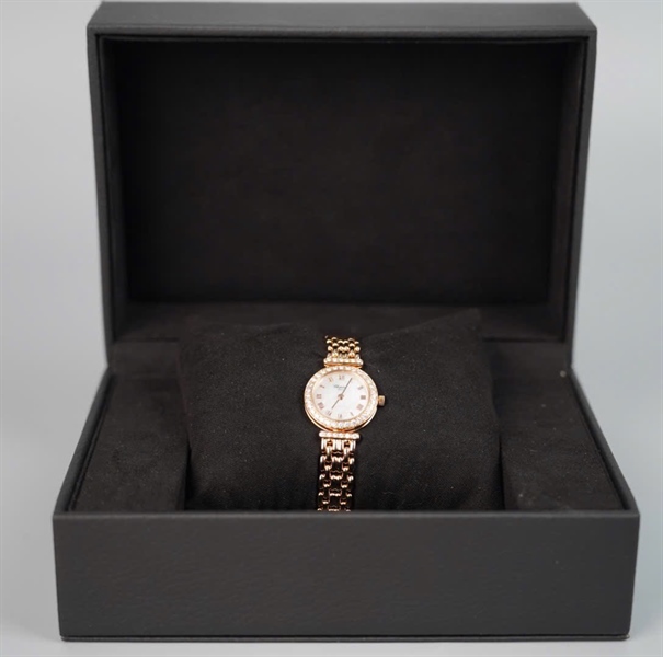 Đồng hồ Chopard mặt tròn màu vàng (584337) sz22 (HC) +