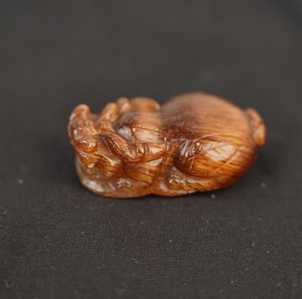 Cụ Tỳ Hưu tóc nâu KG+