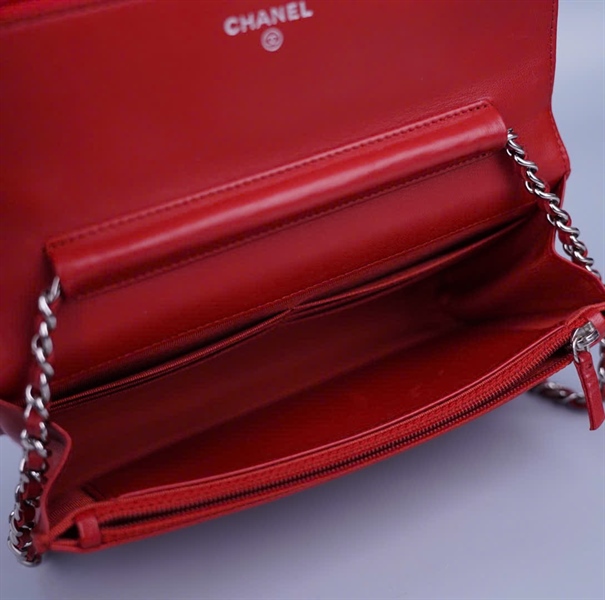Túi Chanel Woc đỏ (17826544) sz19 +