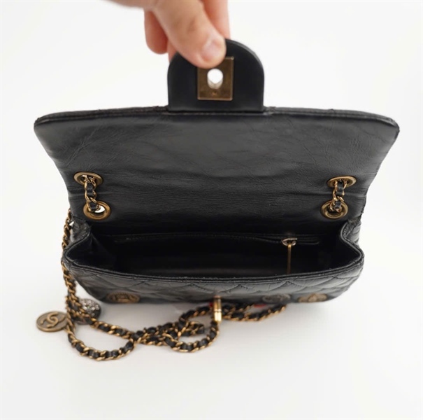 Túi Chanel đen đồng xu ( 20769173) sz20 (HC) +