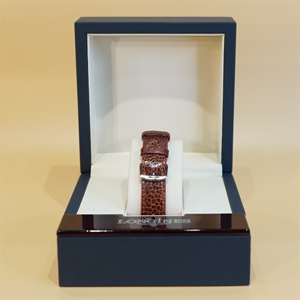 Đồng hồ nam Longines dây da báo KG+