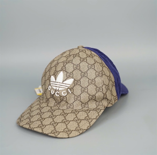 Nón GG 2 màu xanh xám KG+