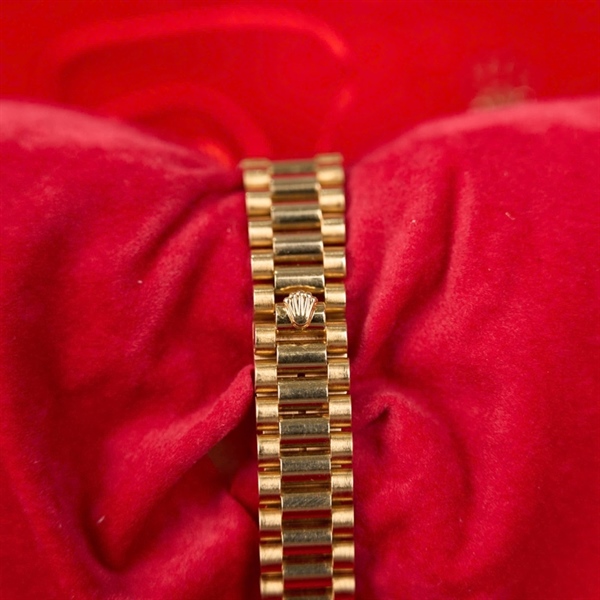 Đồng hồ Rolex mặt tròn dây vàng có thẻ kiểm định, mặt đh zin (X869474) KG+