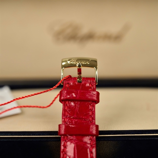 Đồng hồ Chopard mặt tròn dây đỏ (1114385) sz40 (HC) +