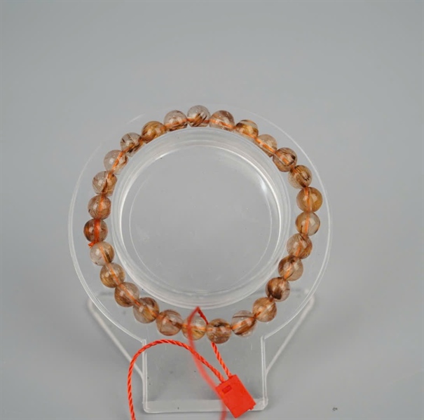 Vòng bi thạch anh tóc nâu KG+