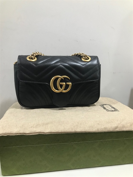 Túi GG marmont đen +