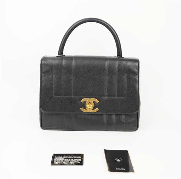 Túi xách Chanel đen (3303270) sz30 KG+