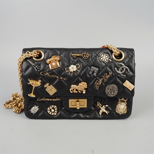 Túi Chanel Charm đen (23734417) sz19 KG+