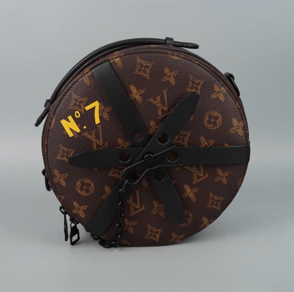 Túi LV Wheel Box Bag hoa nâu (BMC) +