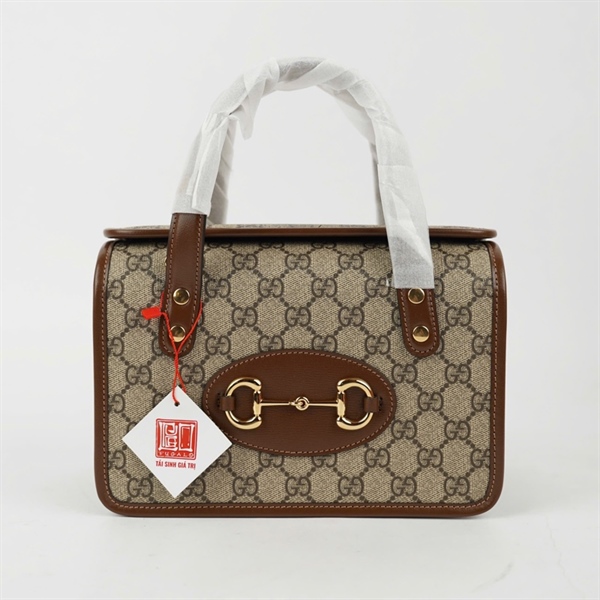Túi GG Handle xám (C038652086) sz23 (HT)+