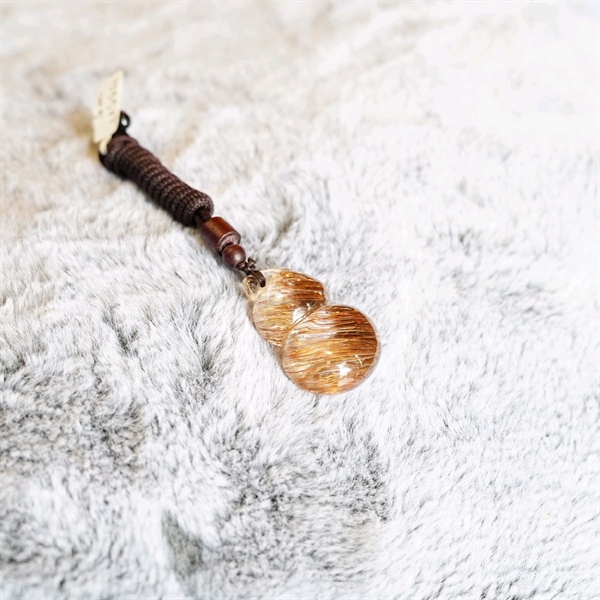 Hồ lô Thạch anh tóc nâu (S9) +