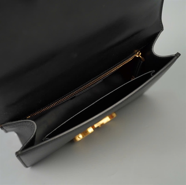 Túi Dior Montaigne đen khóa vàng sz24 KG+