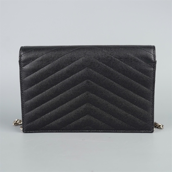 Túi YSL đen sz19 (BQ) KG+