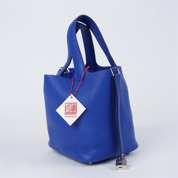 Túi Hermes Picotin xanh kèm ổ khóa sz18 KG+