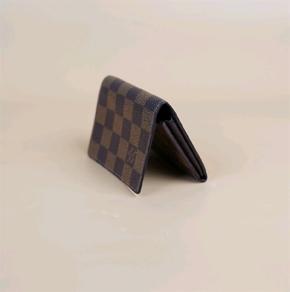 Ví card LV ô vuông nâu nắp vuông+