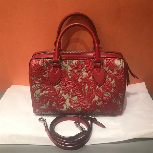 Túi Speedy GG họa tiết hoa đỏ+