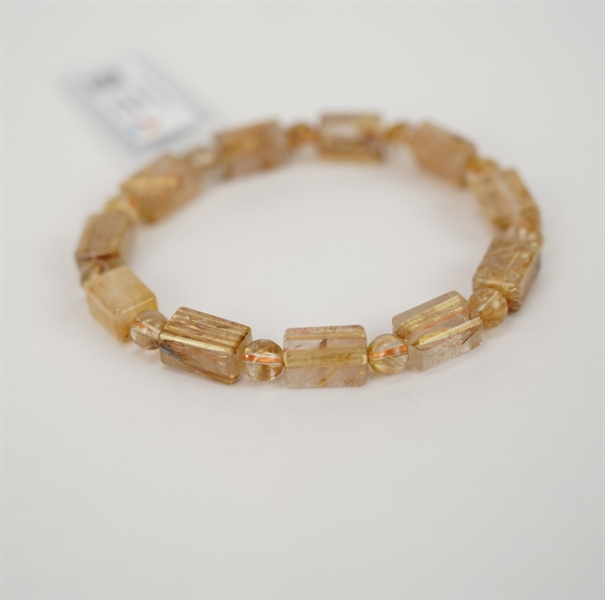 Vòng tay đốt trúc thạch anh tóc vàng 977524 KG+