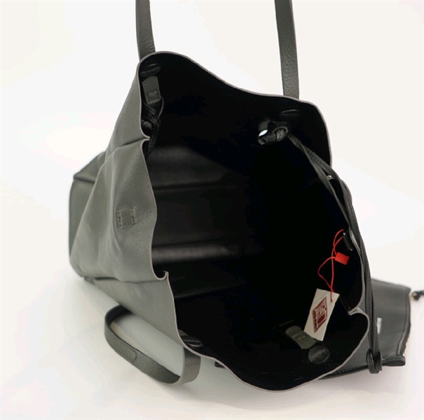 Túi Balenciaga tote màu xanh kèm ví và gương KG+