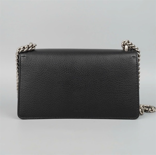 Túi GG Dionysus đen khóa rồng xanh (A034622653) sz25 KG+