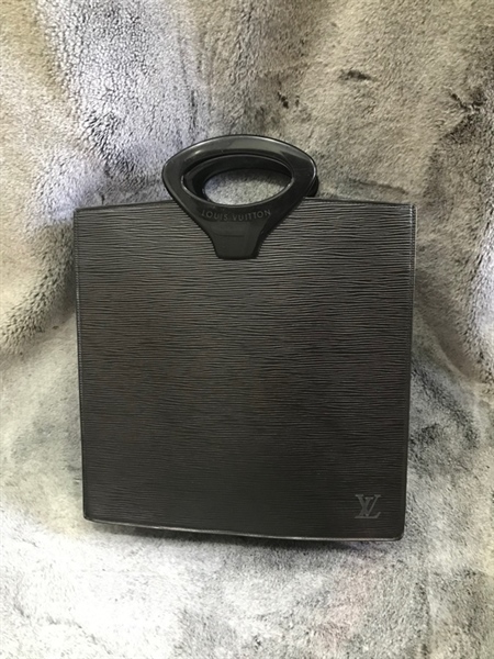 Túi LV đứng vân đen KG+