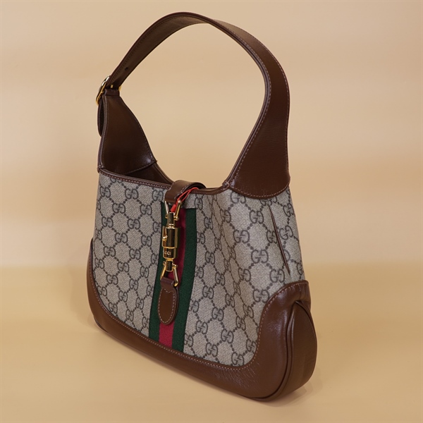 Túi Kẹp Nách GG Xám Nâu Size 28cm+