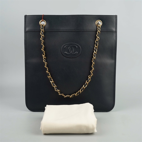 Túi Chanel Tote đen sz28 KG+