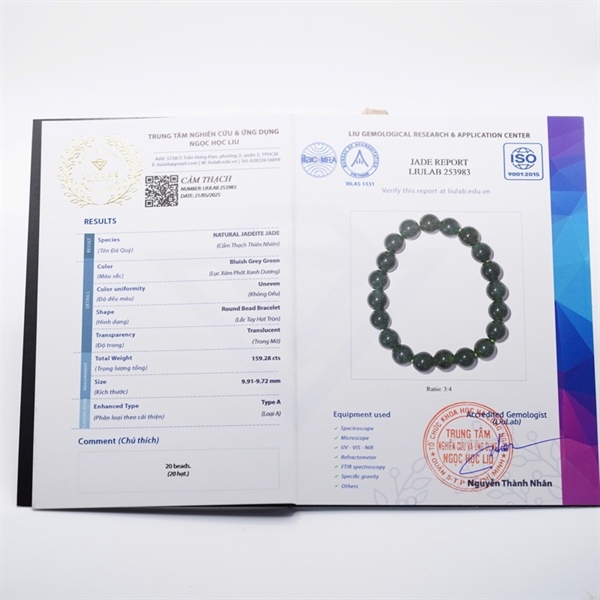 Vòng lam băng Gua 253983 KG+ ly9-20