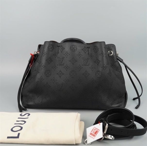 Túi LV Bella Tote hoa đen 2strap sz32 (BQ) KG+