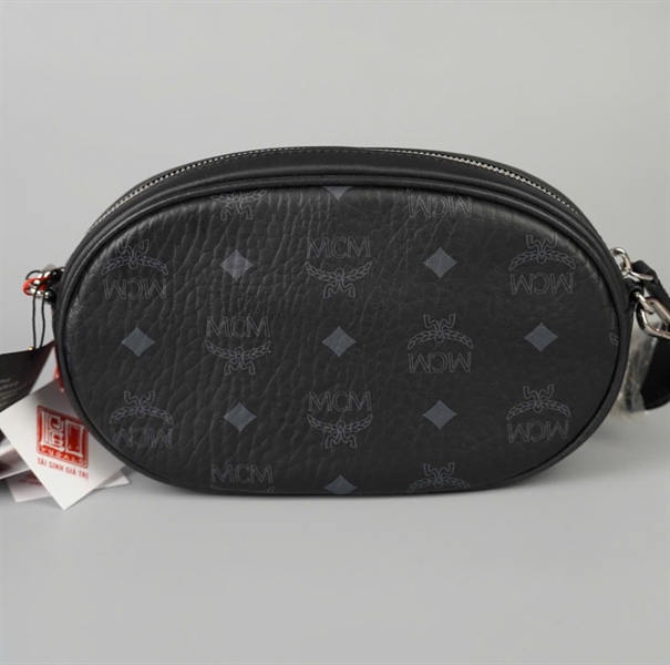 Túi MCM (set 3 món) nâu đen trắng sz20 KG+