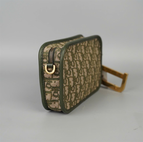 Túi Dior đeo chéo xanh (12-MA-0158) sz21 KG+