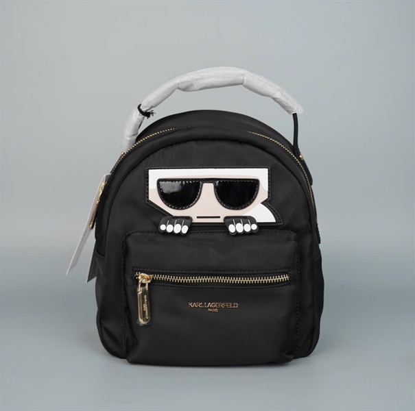 Balo Karl Lagerfeld đen hình mặt (PN) +
