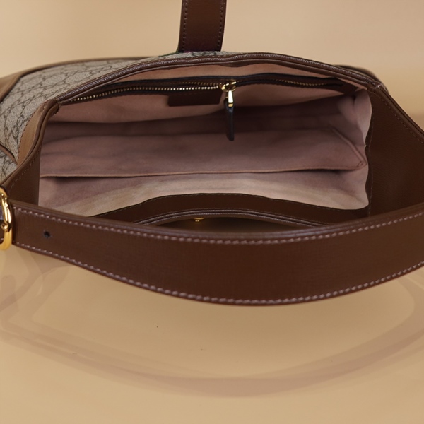 Túi Kẹp Nách GG Xám Nâu Size 28cm+