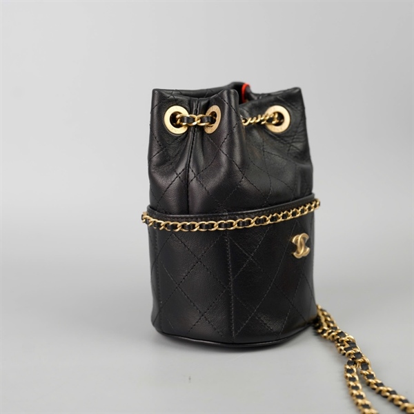 Túi Chanel Bucket đen (TGX81G6E) sz11 (LTB) KG+