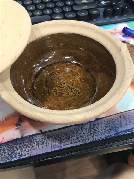 Niêu đất xông trầm lớn +