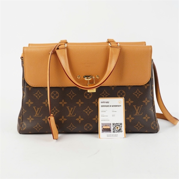Túi LV Handle hoa nâu (DR0176) +