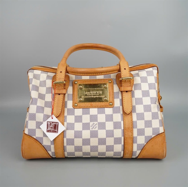 Túi LV speedy ô vuông xám sz32 KG+