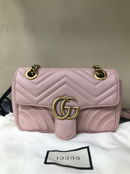 Túi GG MarMont Hồng+